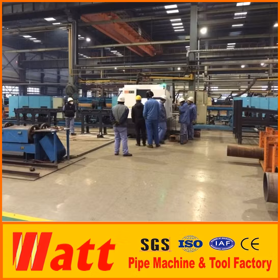 Stationary High Speed Pipe End Beveling Machine Pipe Prefabrication